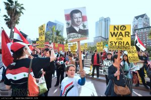 اعتراض مردم امریکا_سوریه