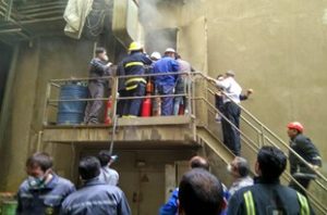 آتش سوزی نیروگاه تبریز